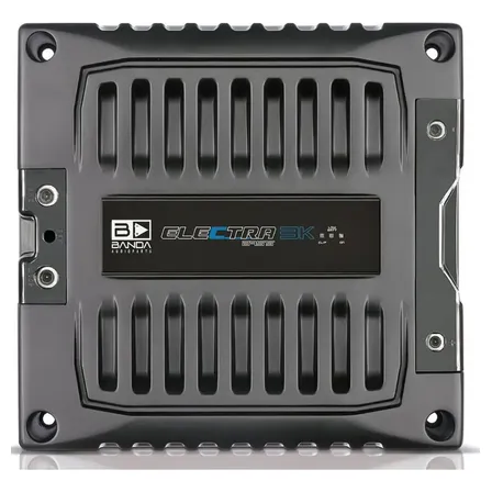 Módulo Automotivo Banda Electra 3k2 3000w 1 Canal Bass Boost Preto