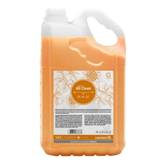 Sabonete liquido All Clean galão 5L Pôr do sol Audax