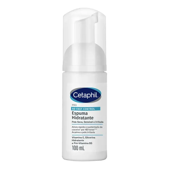 Espuma Hidratante Pro Ad Fast Control 100ml Cetaphil Sem Fragrância