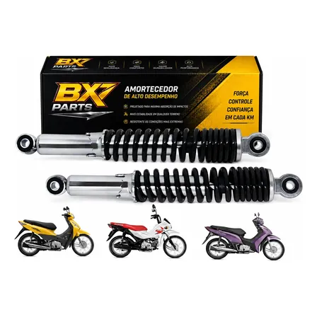 Par Amortecedor Traseiro Honda Biz 100-110-125 / Pop 100-110