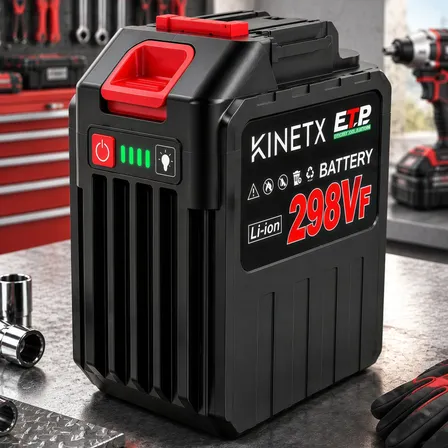Bateria Kinetx 21v 30 Células Lithium Para Chave Impacto