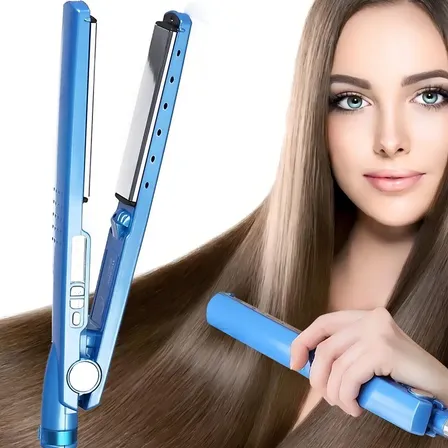 Chapinha Nano Titanium Profissional Azul Com Tecnologia Nano E Íons Negativos 127/220v