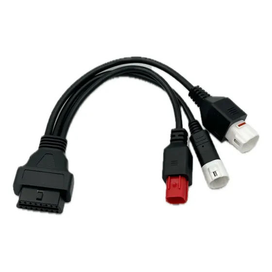 Cabo Adaptador Obd2 3 Em 1 Para Diagnóstico De Motos
