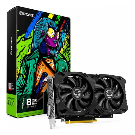 Placa De Video Gpu Rtx 4060 Gddr6 8gb 128bits Full Size