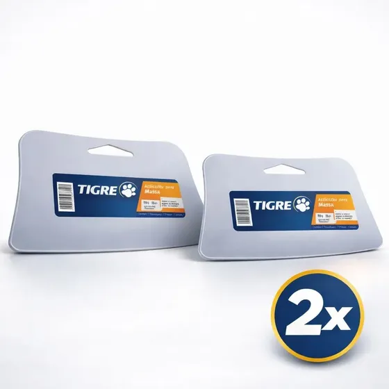 Kit 2 Aplicador De Massa Tigre Celuloide Silicone