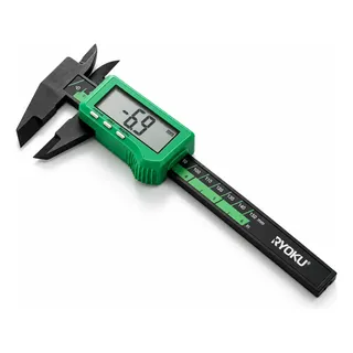 Paquímetro Digital Eletrônico Caliper 150mm De Fibra Carbono