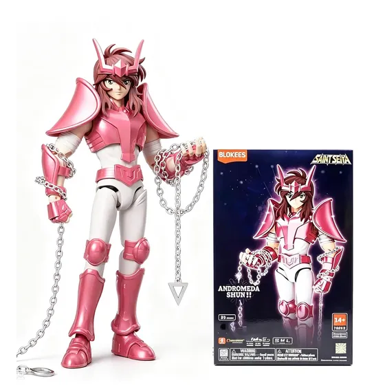 Boneco De Ação Articulado Blokees Saint Seiya Andromeda Shun