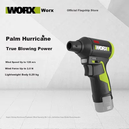 Removedor De Poeira Com Ventilador De Lítio Worx 12v Turbo F