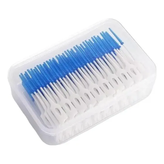 Escova Interdental De Silicone Kit 200 Unidades