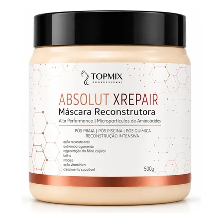 Máscara Reconstrução Capilar 500g Absolut X-repair Topmix