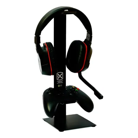Suporte Fone De Ouvido Heardset E 1 Controle Gammer Cor Preto