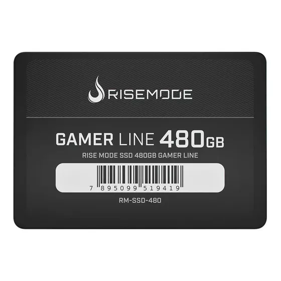 Ssd 480gb Rise Mode Gamer Line Sata I Full Preto