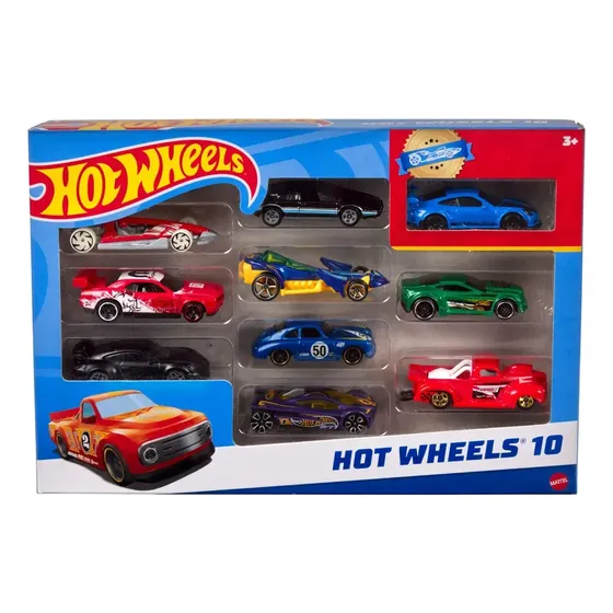 Hot Wheels Diecast Pacote Surpresa 10 Carros