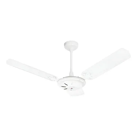 Ventilador de teto Venti-Delta New Comercial Eco com 3 pás de Aço branco estrutura branco, 96cm de diâmetro 60hz