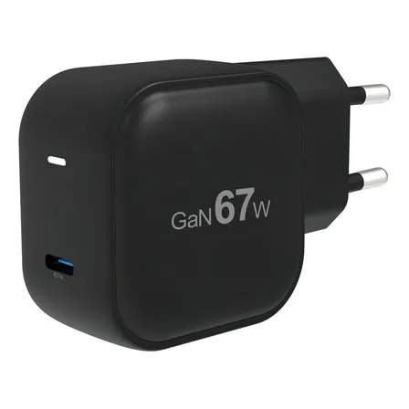 Carregador Turbo Dapon 67w Usb- C Gan Pd Para Notebook E Celular Preto