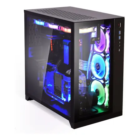 Gabinete Mid Tower Lian Li O11 Dynamic Preto Vidro Temperado Gamer