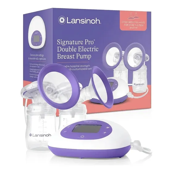 Bomba de leite elétrica dupla Lansinoh Signature Pro