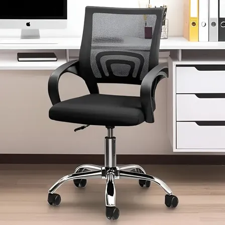 Cadeira Presidente Giratória Otello Dir-002, Ergonômica Preto