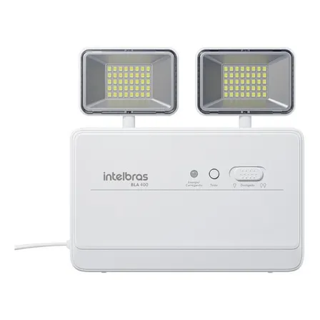 Bloco Iluminação De Emergência 400 Lumens Bla 400 Intelbras Branco 127/220v