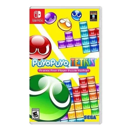 Jogo Puyo Puyo Tetris Para Nintendo Switch Mídia Física