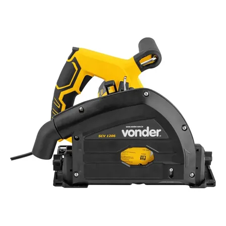 Serra Circular De Trilho 6.1/2 Scv1206 Vonder Amarela E Preto 220v 60hz