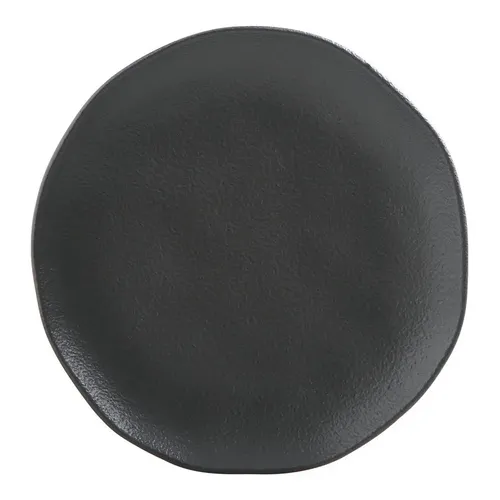 Jogo Com 6 Pratos Fundos Orgânico Preto Matte Porto Brasil