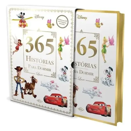 Disney - 365 Histórias Para Dormir - Ouro - Kit - Disney - Dcl - Capa Dura