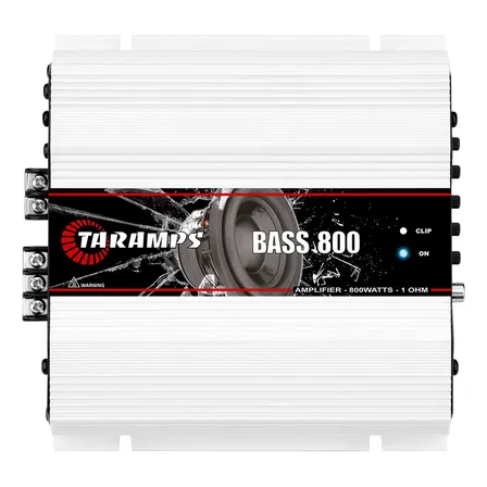 Amplificador Taramps Bass 800 800w 1 Canal Para Subwoofer Branco