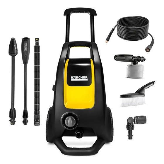 Lavadora de Alta Pressão Kärcher K3 Force Car 1815PS 360L/h 1500W Bico articulado e Kit Auto 220v