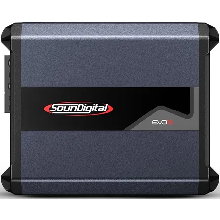 Amplificador 1 Canal Soundigital 800.1 Evo 5 800w Rms Classe D 2 Ohms Para Auto Preto/cinza