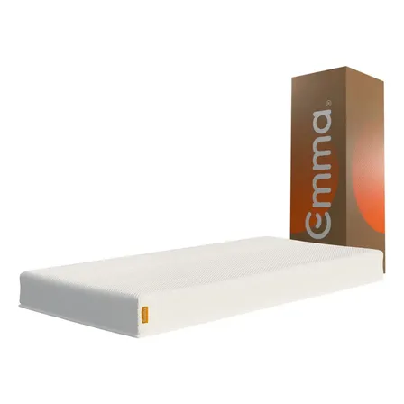 Colchão Solteiro Emma One Plus 88x188cm, 3 Camadas De Espuma, Embalado À Vácuo