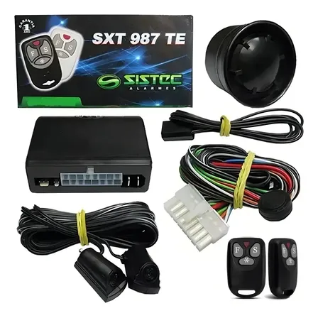 Kit Alarme De Carro Sistec Sxt 987 Te Universal
