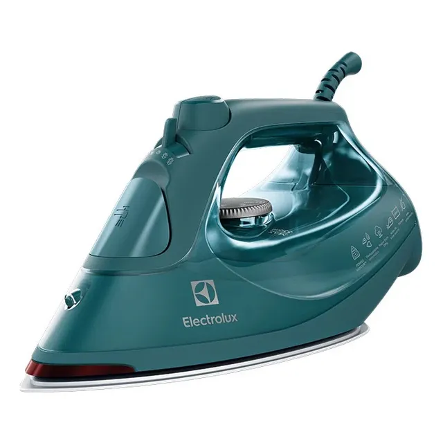 Ferro De Passar Roupa A Vapor E A Seco Electrolux Experience Care Com Triplo Desligamento Automático Esi80 Verde-escuro 127v