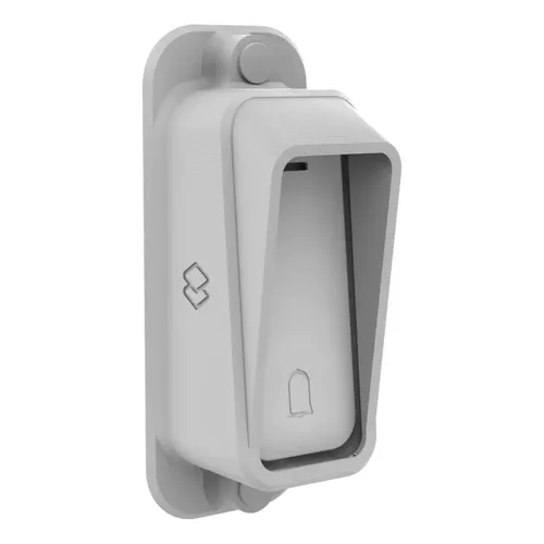 Protetor Antivandalismo Compatível Campainha Intelbras Cik200 Cor Modelo 4-Branco
