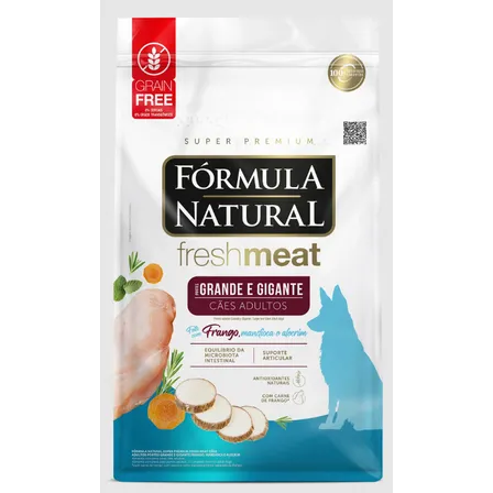 Ração Fórmula Natural Fresh Meat Adulto Grande Gigante 12kg Frango