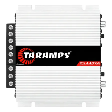 Modulo Taramps Ds 440x4 2 Ohms Amplificador 440w Digital Potencia 440 Rms 4 Canais Estereo Ou 2 Canais Bridge 220w 4 Ohms Branco