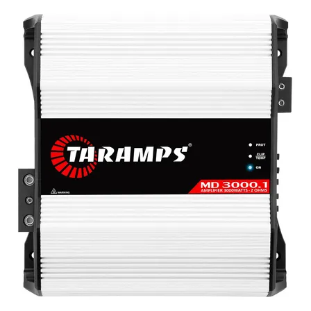 Módulo Taramps Md 3000.1 Mono 3000w Rms Classe D Para Som Automotivo 2 Ohms Branco