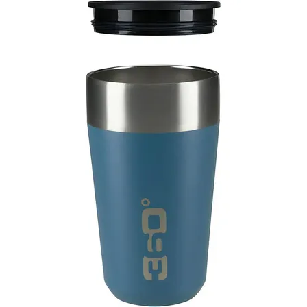 Copo Térmico 360° Degrees Camp Mug Com Capacidade Para 475 Ml Azul Nautika Liso