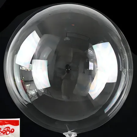 Balão Bubble Kit 50 Unidades 45cm Transparente Para Festas