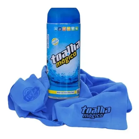 Toalha Mágica Fixxar Azul Superabsorvente Secagem Carros 66x43cm