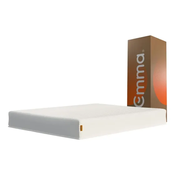 Colchão King Emma One Light 193x203cm, 3 Camadas de Espuma, à Vácuo, Suporte para Coluna, Respirável, Conforto Corporal