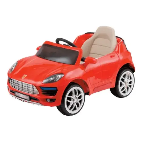 Carrinho De Passeio Elétrico Infantil Com Controle Remoto Cor Vermelho Voltagem do carregador