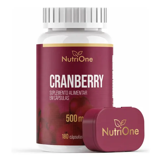 Cranberry Concentrado 180 Capsulas 500mg - Nutrione