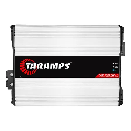 Módulo Amplificador Taramps Md 5000.1 5000w Rms 2 Ohms Classe D Para Som Automotivo Branco