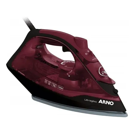 Ferro a Vapor Arno Ultragliss com Base Durilium Airglide FMV