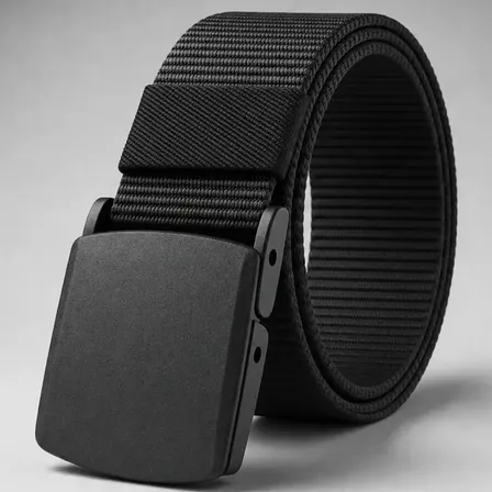 Cinto Tático Mardi Com Fivela De Engate Rápido Em Plástico Preto 120