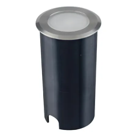 Balizador Led Embutido De Solo 3000k Bivolt Ip67 Nordecor Alumínio Escovado