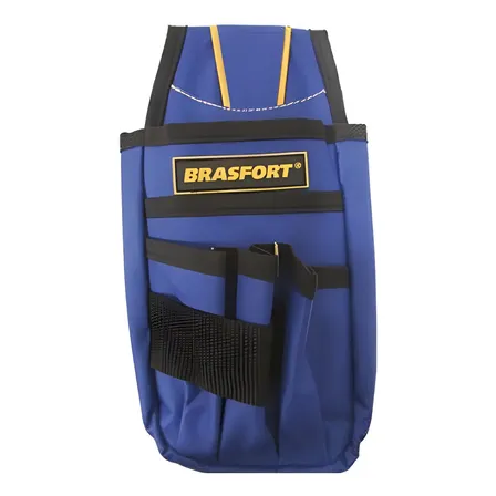 Bolsa Ferramentas Pochete Brasfort Poliéster 6 Bolsos 7565 Cor Azul