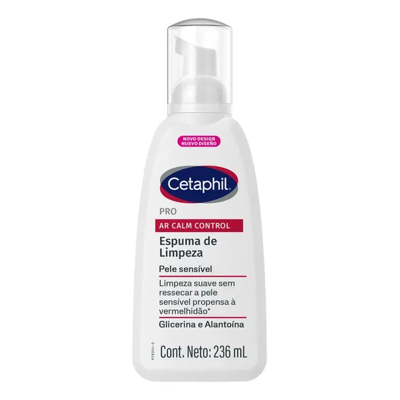 Cetaphil Pro AR Calm Control Espuma de Limpeza Facial para Pele Sensível 236ml