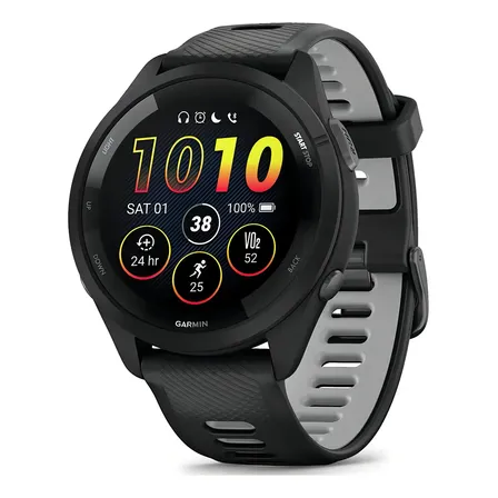 Garmin Forerunner 265 1.3 46 Mm Cinza Preto-cinza Preto